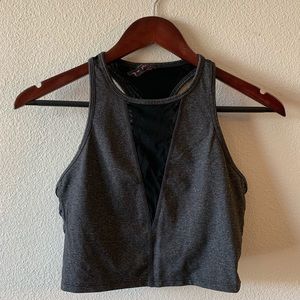 Betsey Johnson Performance Side Cutout Crop Top